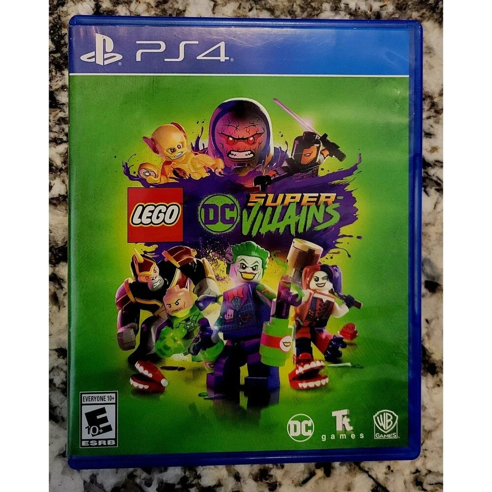 Sony PlayStation 4 PS4: LEGO DC Super-Villains,CLN DISC,TESTED, FAST SHIPPING